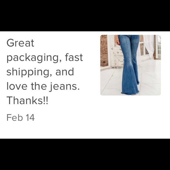 🎉HPick Fabulous Blue Flare Jeans w/5 Pockets here! - Picture 12 of 12